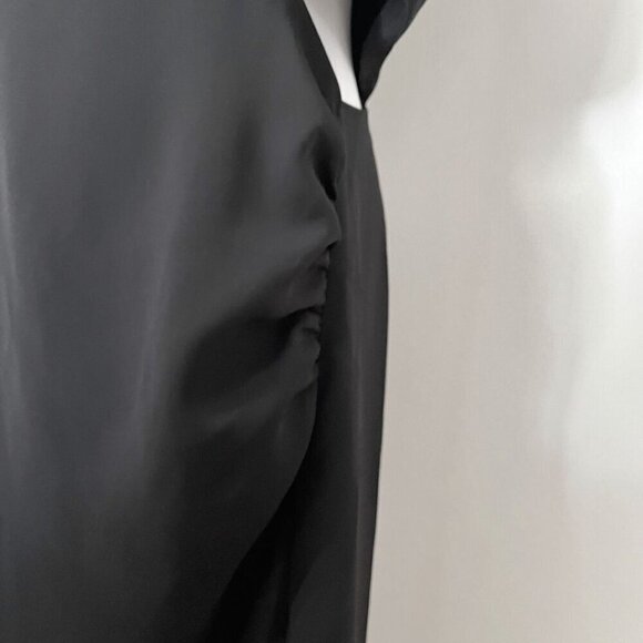 ZARA BLACK CUT OUT SLEEVELESS COLUMN MAXI DRESS 2157/223 - S - Picture 6 of 14